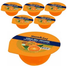 Sunkist 香吉士 橘子維他命果凍, 185g, 6入