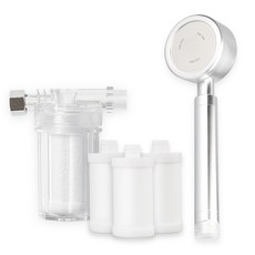 Spa Ultra X3000 淋浴 + 代碼塊原裝 + 代碼塊碳過濾器 3p, 1套, 銀色