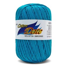 Knitt Cotton Date 線材 75g, 554 土耳其藍, 1個