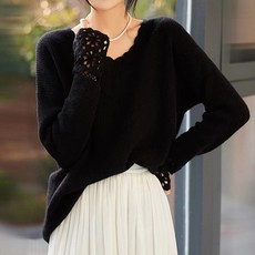 POPLARNC 女款Jedin V領針織衫