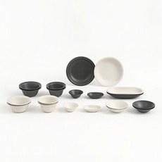 ERATO Bien 4人半啞光餐具家用套裝 20件, 1套, 7種, 混合