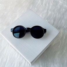 Chilshi Labubu 娃娃眼鏡配件, 黑色太陽眼鏡, 1個