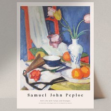 퍼니즈 인테리어 액자 미포함 사무엘 존페플로 명화 그림 포스터 튤립과 오렌지