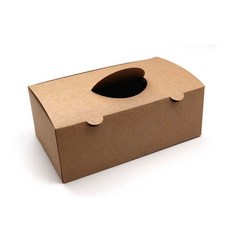 包裝達人 牛皮紙 韓式炸雞 全雞 包裝盒 大, 1個, 50個