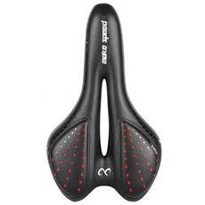 make speed 自行車坐墊, 紅色, 1入