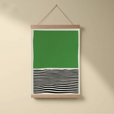 바이데 힐링되는 녹색 두꺼비집 배전함 가리개 행잉 그림, 그린타입 F