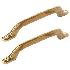 鑄鐵D環把手 金色 大, 2個