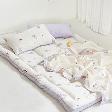 쉬즈홈 국내제조 인견 유아 토퍼, 젤라또아이보리, 1개