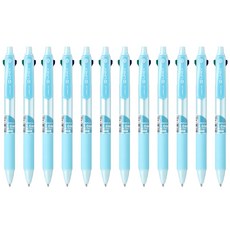 Lineplus M4 4色原子筆 1.0mm 12入, 1個, 天空藍