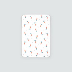 Merebe 紅蘿蔔印花網眼空氣床墊, 混色