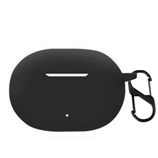 GOOSPERY Apple Beats Studio Buds 無線藍牙耳機 矽膠保護套 + 鑰匙圈, 單一商品, 黑色, 1個