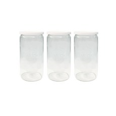 WECK 玻璃香料罐 3入+蓋子 3入, 1套