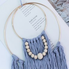 레이어드 태슬 마크라메, 애쉬