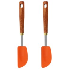 제니얼 프리미엄 바움 실리콘 깔끔이 주걱, 혼합색상, 2개