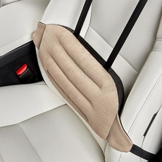 Ez2mk 높이조절 고정형 차량용 등받이쿠션 MS-920, 베이지, 1개