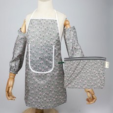 베베슈에뜨 아동용 방수 앞치마 + 토시 + 파우치 세트