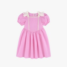 WALTONKIDS 女童浪漫蝴蝶結泡泡紗洋裝