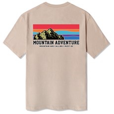 ILLUSO 男款 Mountain Adventure 標準棉質短袖T恤