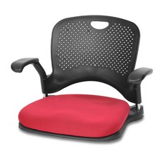 체어포커스 지니 메쉬 좌식의자 GN103 팔걸이형, 와인