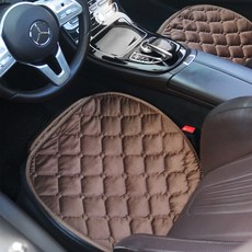 GMZ MOTORS 車用超細纖維坐墊, 2個, 棕色