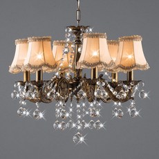 Instagram照明Dolce 6燈吊燈, 古董