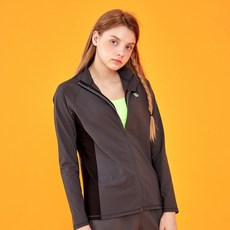 LAZYBEE 女款空氣感寬鬆拉鍊式防曬衣