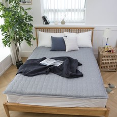 升級生活防水固定鬆緊帶墊兼用熱水墊套, 淺灰色