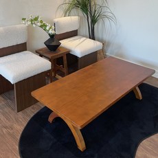 헤이몰리 늘찬 원목 좌탁 거실 소파 테이블 1000mm, 월넛