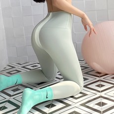 Malltoday 女款舞蹈女神芭蕾瑜珈褲 內搭褲, 09 酪梨綠