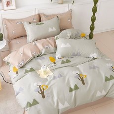 J-bedtime 床寢時光 100%純棉四季被寢具4件組 S9319L-H + R9319M