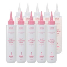 amos PROFESSIONAL Silky Blooming Perm 第 1 劑 150ml x 5p + 第 2 劑 150ml x 5p, 1套