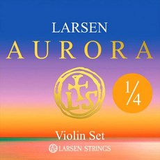 Larsen Aurora 小提琴弦 小尺寸套組 1/4, 混合顏色, 單一商品, 1個
