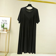 데이소이 단색 부드러운 임부 홈웨어 원피스