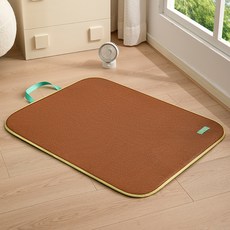 PASTEL PET 寵物手提木紋編織墊, 1個, 黃色