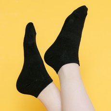 도씨 프리미엄 스니커즈 솔리드 발목 양말 8켤레 세트