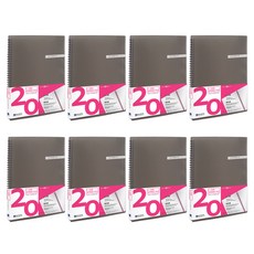 Heemang ICON 彈簧文件夾 A4 hh6387, 黑色, 8個