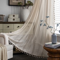 lovinglab Grace居家掛鉤式窗簾, 單一顏色