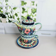 Ceramika Artystyczna UNIKAT 一人茶具組, 4610, 1套