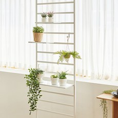 까사마루 매직 파티션 가벽 사다리 2300~2400mm, 1개, 화이트