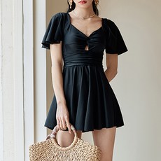 CocoDream 修飾身材抓皺連身泳衣 24013