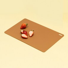 Maison Objet Sierre TPU無痕安心砧板, 棕色, 1個