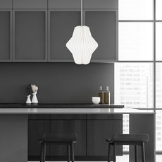 WONHA DS 小蒼蘭1燈吊燈 C 葫蘆瓶, 白色(霧面)