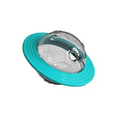 Dang Daeng 寵物狗 UFO 鼻子行走玩具, 淺藍, 1個