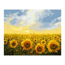 iLovePainting DIY名畫繪製, Z26 金色向日葵, 1個