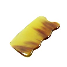 Meo 水牛角白角方形按摩刮痧, 1個, 混合顏色