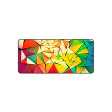 彩色幾何碎片沙灘巾 70 x 35 cm, 02, 1個