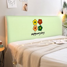 해피플라워 침대헤드커버, TYPE1, 1개