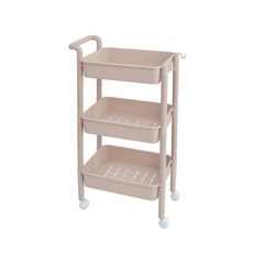 미용실 츄레이 메이크업 트레이 3층, 베이지