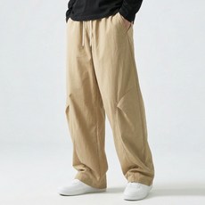 BLUEForce 男款氣球版型日常Heropin弧形鬆緊帶長褲