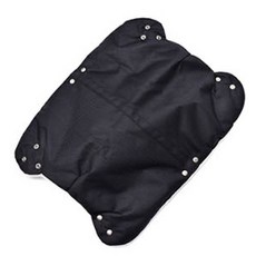 兒童推車保暖手套, 黑色, 1入